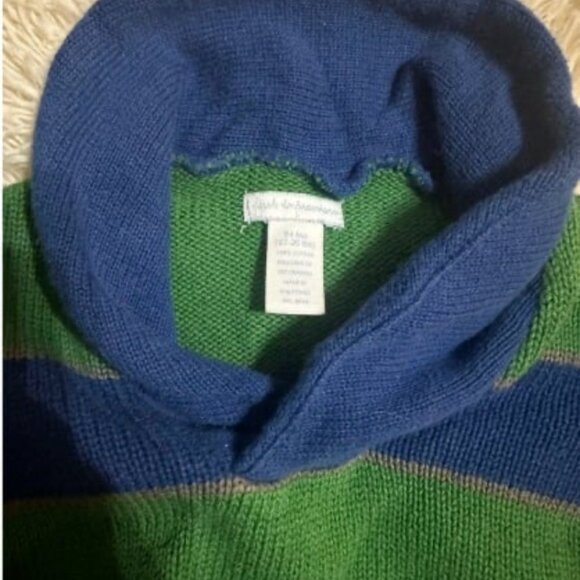 First Impressions Blue Green Toddler Knit Sweater Size 24M - Picture 8 of 8